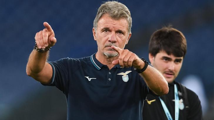 Lazio coach Marco Baroni